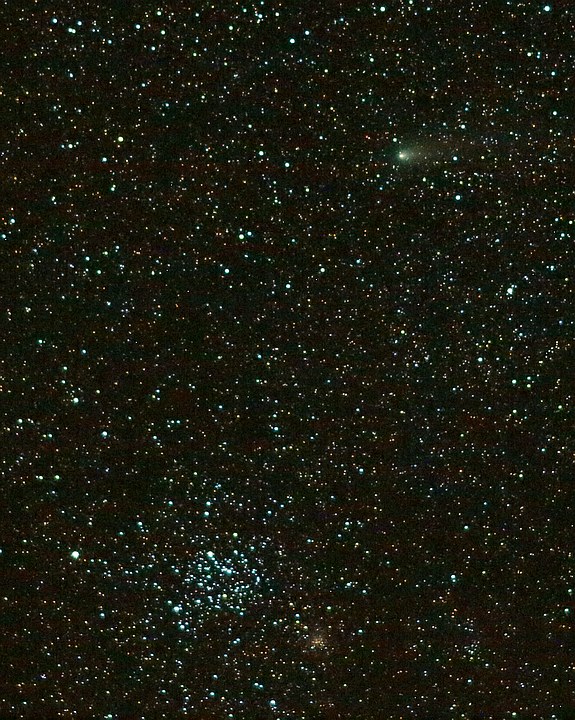 Comet Giacobini-Zinner/P21 + M35 Star Cluster Photo