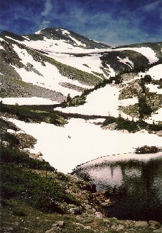 Mt Aetna (Colorado) from Hunky Dory Gulch