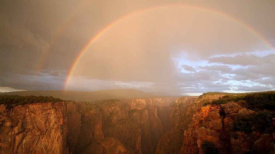 Double Rainbow, Black Canyon of the Gunnison Nat'l Park