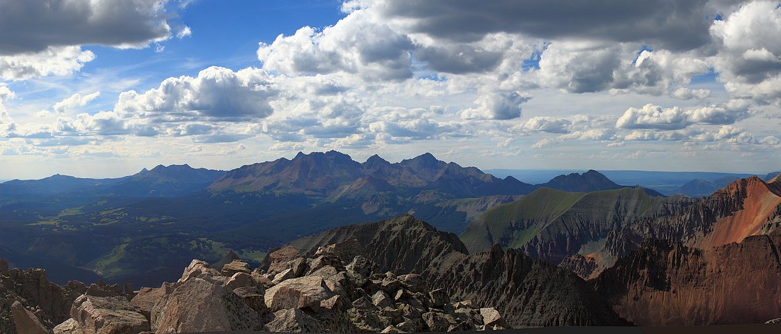 Mount Wilson Massif, from Grizzly Peak