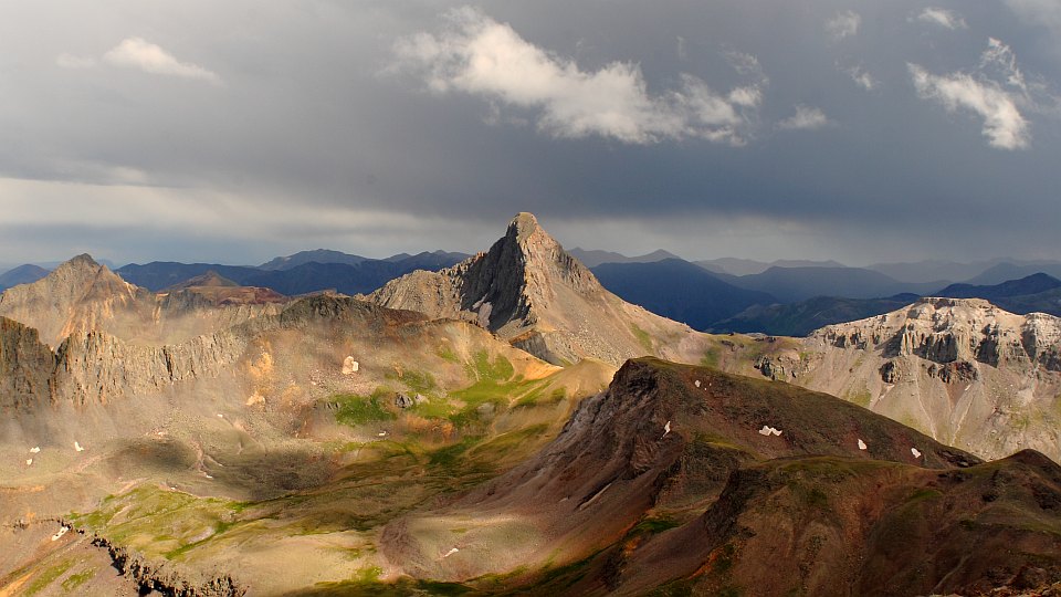 Wetterhorn Peak, from Redcliff