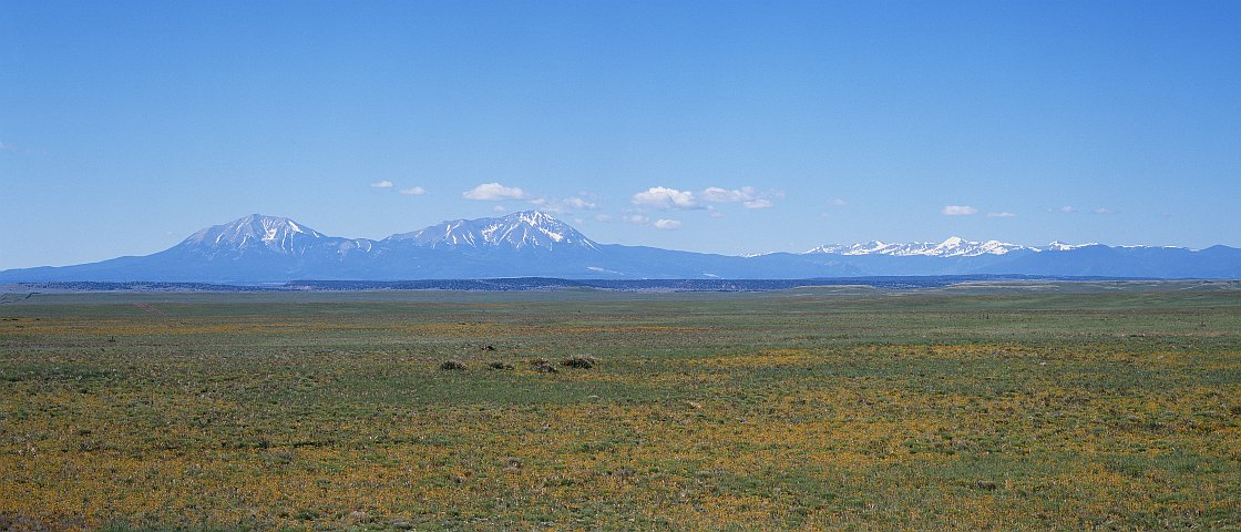 Spanish Peaks & Culebra / Sangre de Cristo Range Vista