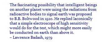 quote from Radioactivity
 in America