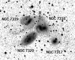 Stephan's Quintet - POSS Sky Survey